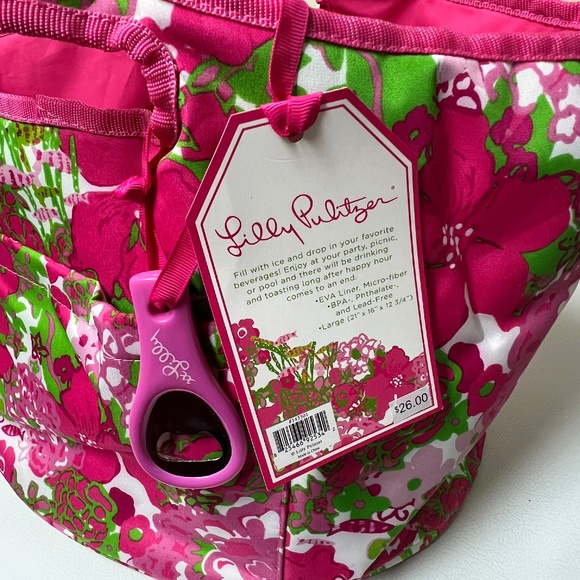 Lilly Pulitzer insulated beverage bucket - Picture 1 of 5